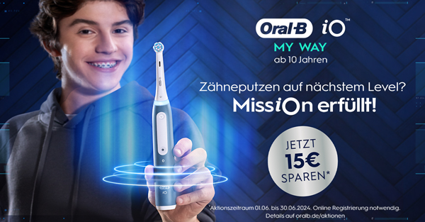 Oral-B iO My Way - Jetzt 15€ sparen