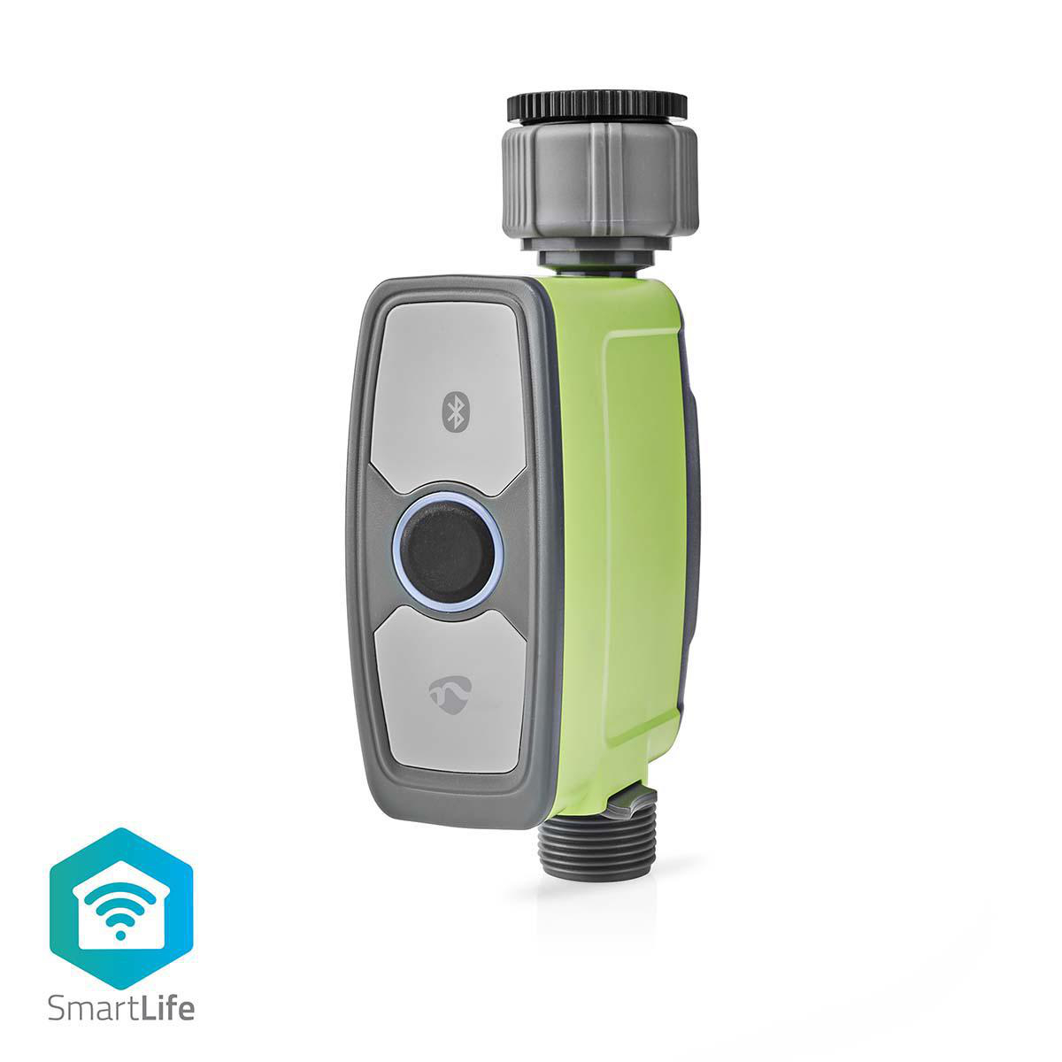Nedis BTWV10GN SmartLife Intelligente Wassersteuerung Bluetooth® | Batteriebetrieben | IP54 | Max. Wasserdruck: 8