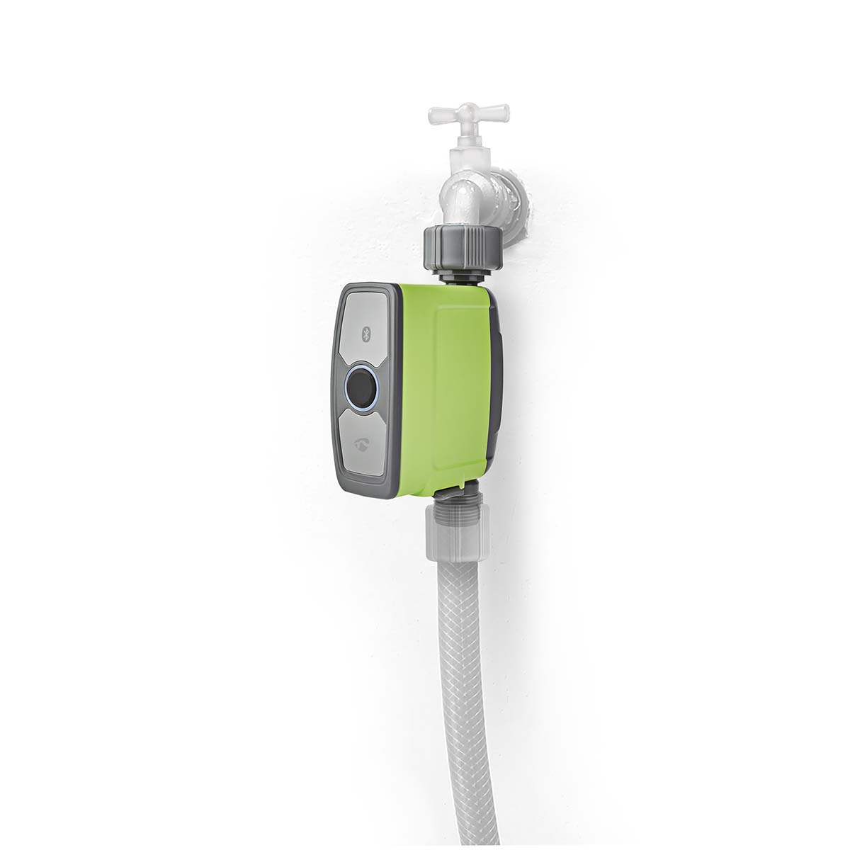 Nedis BTWV10GN SmartLife Intelligente Wassersteuerung Bluetooth® | Batteriebetrieben | IP54 | Max. Wasserdruck: 8