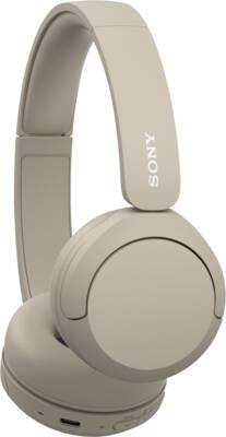 Sony WH-CH520C Kabellose Bluetooth-Kopfhörer Beige 